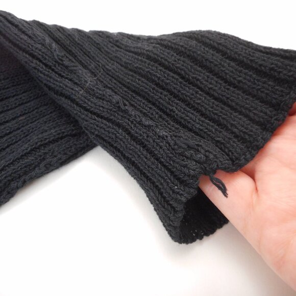 Free People FP Beach Size S Imogene Oversized Ribbed Knit Sweater Black Pullover - Picture 9 of 12